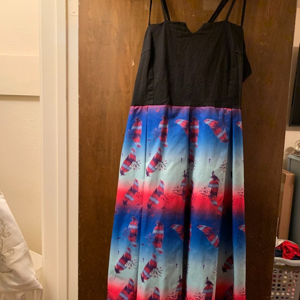 Feather dress
